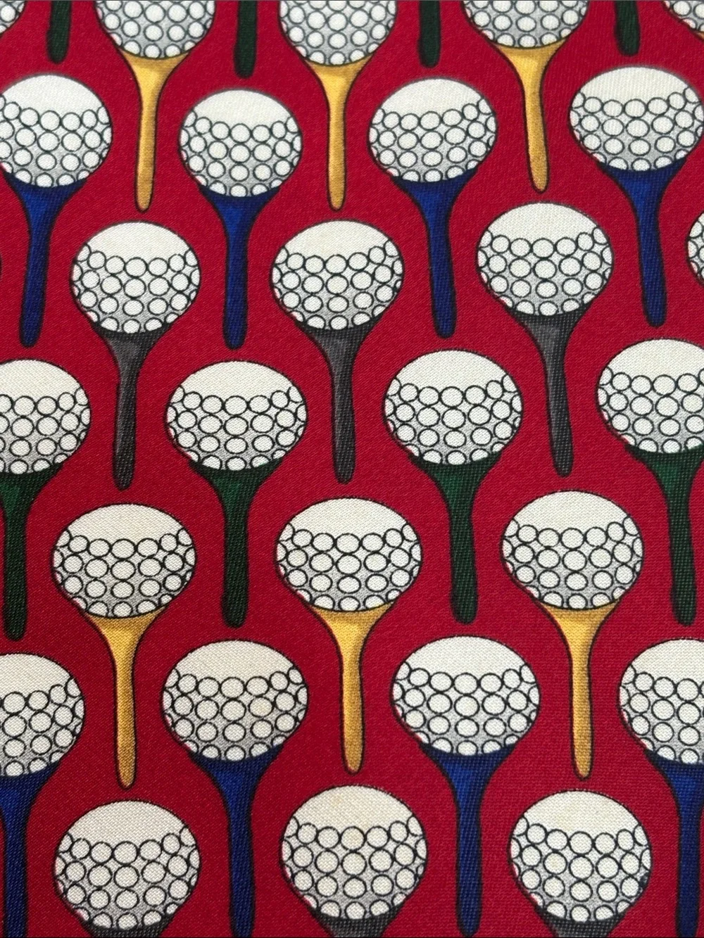 Christian Pelini Neck‎ Tie Silk Golf